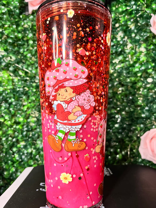 Premade strawberry shortcake dual lava